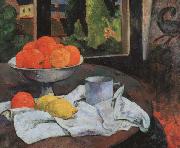 Paul Gauguin Still Life with Fruit and Lemons oil painting artist